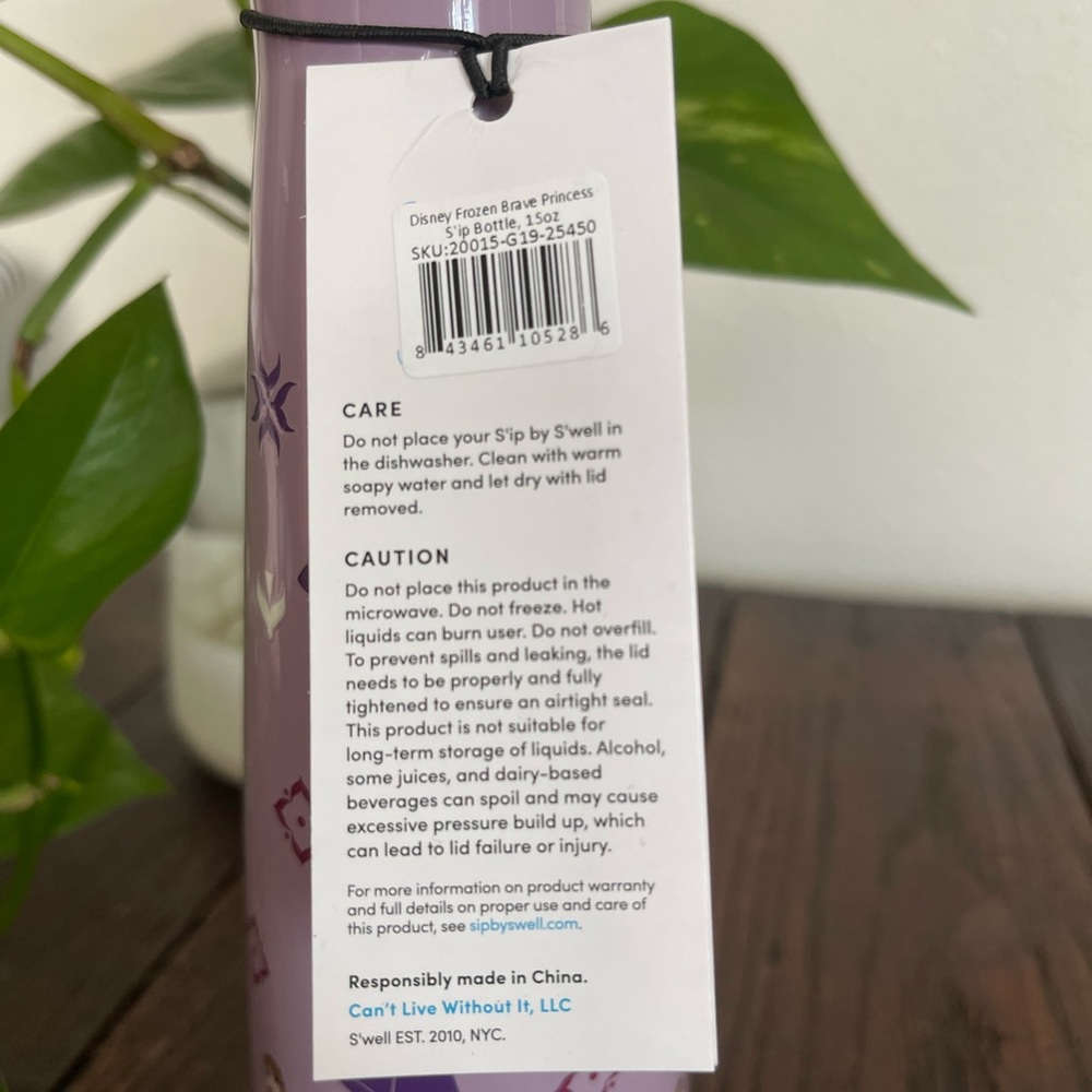 ✨💦 SIP BY SWELL Disney's Frozen 2 Princess Anna Water Bottle 15 oz back to … - Picture 4 of 4